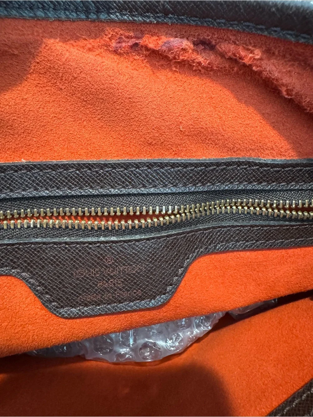Louis Vuitton Damier Ebene Brown Canvas Bucket Tote